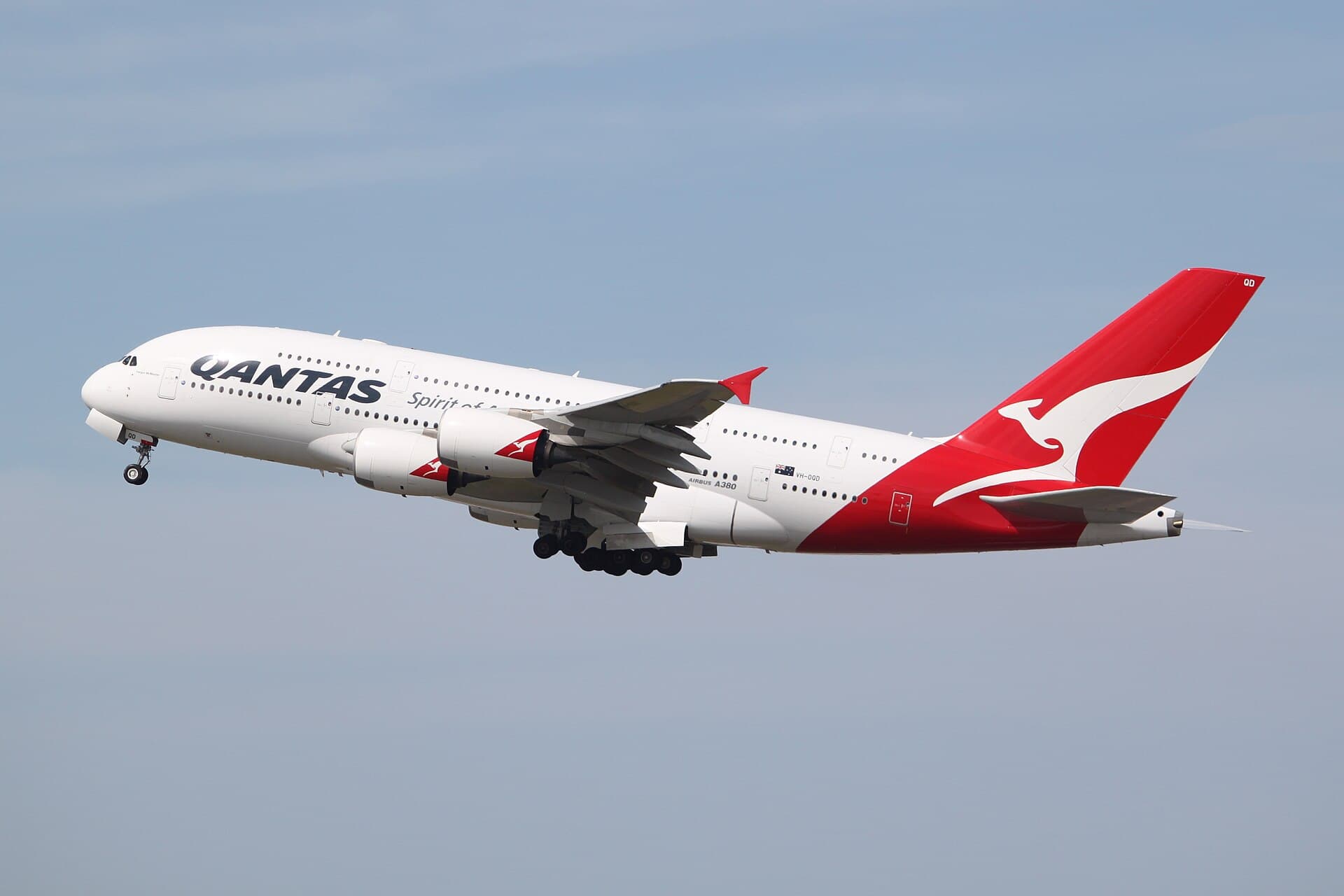 A Qantas Airbus A380